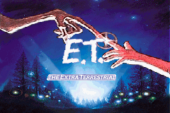 ET the Extra Terrestrial title screen for GameBoy Advance